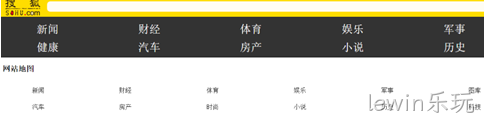网站导航